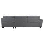 Nurgadiivan HELSINKI PN 268×83/158xH88cm, tumehall Diivanid Diivanid