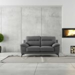 Diivan ENZO 2-kohaline 168x83xH92cm, tumehall Diivanid Diivanid