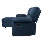 Nurgadiivan BERIT VN manuaalne recliner 214×160/95xH98cm, tumesinine Diivanid Diivanid