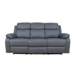 Diivan REX 3-kohaline manuaalne recliner 186x81xH103cm, tumehall Diivanid Diivanid