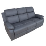 Diivan REX 3-kohaline manuaalne recliner 186x81xH103cm, tumehall Diivanid Diivanid