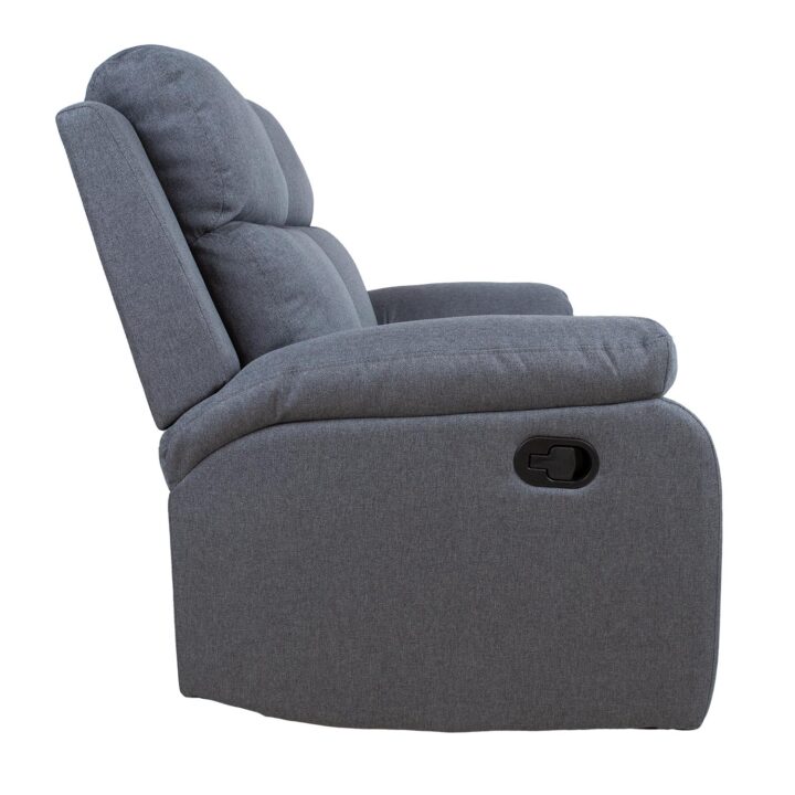 Diivan REX 2-kohaline manuaalne recliner 133x81xH103cm, tumehall Diivanid Diivanid