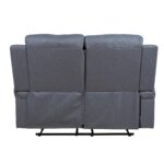 Diivan REX 2-kohaline manuaalne recliner 133x81xH103cm, tumehall Diivanid Diivanid