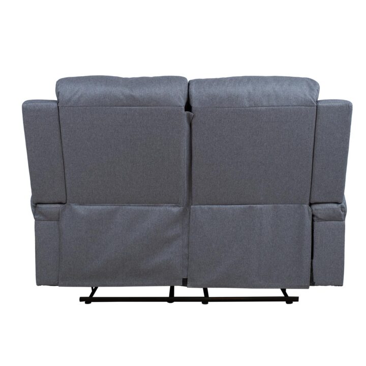 Diivan REX 2-kohaline manuaalne recliner 133x81xH103cm, tumehall Diivanid Diivanid