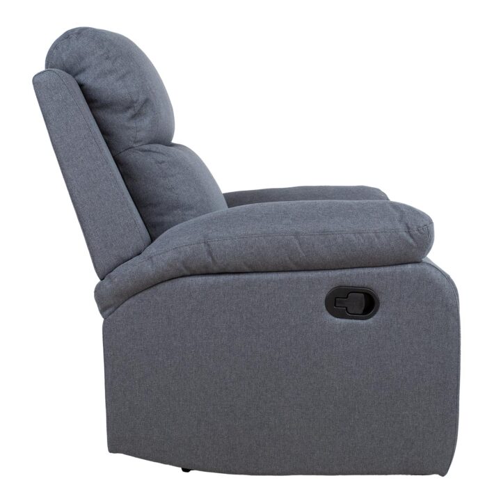 Tugitool REX manuaalne recliner 80x81xH103cm, tumehall Elutoamööbel H01-500 Tugitoolid ja kiiktoolid