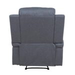 Tugitool REX manuaalne recliner 80x81xH103cm, tumehall Elutoamööbel H01-500 Tugitoolid ja kiiktoolid