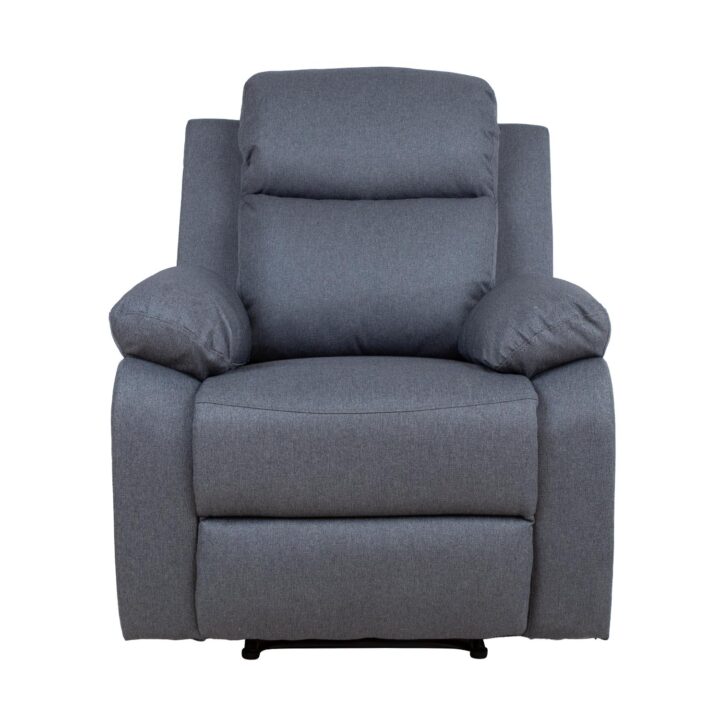 Tugitool REX manuaalne recliner 80x81xH103cm, tumehall Elutoamööbel H01-500 Tugitoolid ja kiiktoolid
