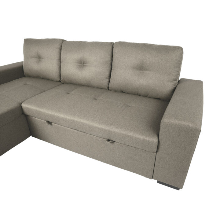 Nurgadiivanvoodi CARITA 240×90/160xH94cm, beež Diivanid Diivanid