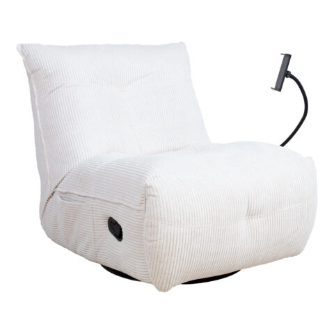 Puhketool WIN-WIN manuaalne recliner 80x95xH90cm, koorevalge Elutoamööbel Tugitoolid ja kiiktoolid