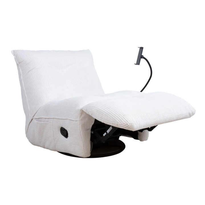 Puhketool WIN-WIN manuaalne recliner 80x95xH90cm, koorevalge Elutoamööbel Tugitoolid ja kiiktoolid