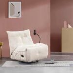 Puhketool WIN-WIN manuaalne recliner 80x95xH90cm, koorevalge Elutoamööbel Tugitoolid ja kiiktoolid