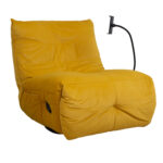 Puhketool WIN-WIN manuaalne recliner 80x95xH90cm, kollane Elutoamööbel Tugitoolid ja kiiktoolid