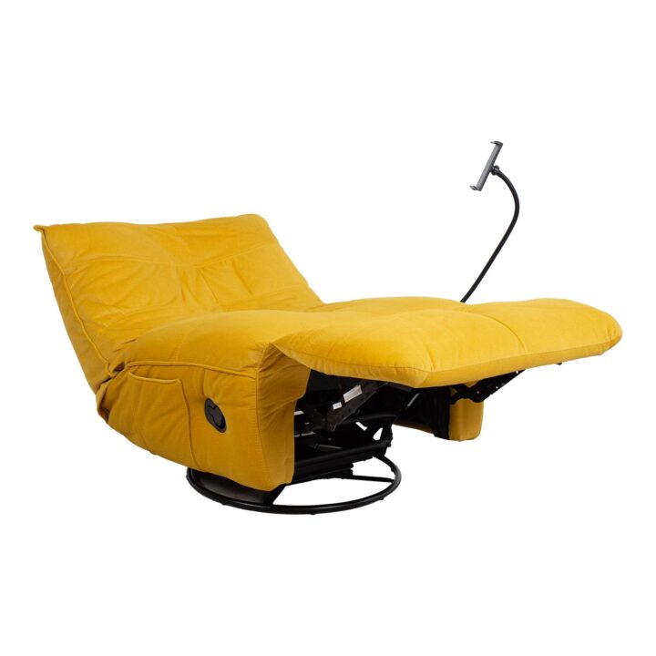 Puhketool WIN-WIN manuaalne recliner 80x95xH90cm, kollane Elutoamööbel Tugitoolid ja kiiktoolid