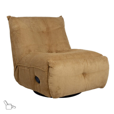 Puhketool WIN-WIN manuaalne recliner 80x95xH90cm, ingverikollane Elutoamööbel