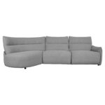 Nurgadiivan CANNES VN elektriline recliner 310×101/91xH92cm, hall Diivanid