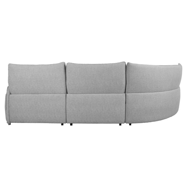 Nurgadiivan CANNES VN elektriline recliner 310×101/91xH92cm, hall Diivanid
