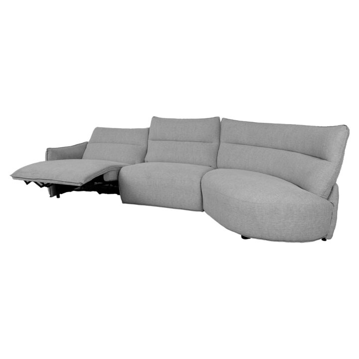 Nurgadiivan CANNES PN elektriline recliner 310×91/101xH92cm, hall Diivanid