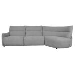 Nurgadiivan CANNES PN elektriline recliner 310×91/101xH92cm, hall Diivanid