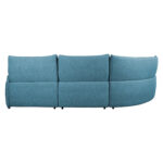 Nurgadiivan CANNES VN elektriline recliner 310×101/91xH92cm, hallikassinine Diivanid