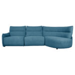 Nurgadiivan CANNES PN elektriline recliner 310×91/101xH92cm, hallikassinine Diivanid