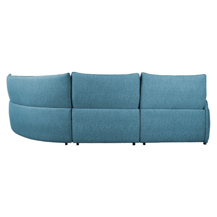 Nurgadiivan CANNES PN elektriline recliner 310×91/101xH92cm, hallikassinine Diivanid