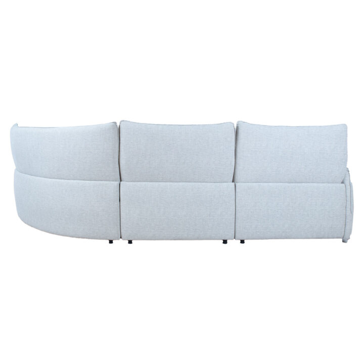 Nurgadiivan CANNES PN elektriline recliner 310×91/101xH92cm, helehall Diivanid