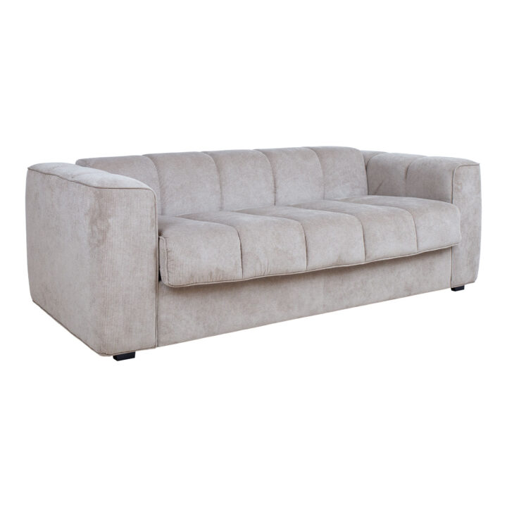 Diivanvoodi STELLA vedrumadratsiga 206x94xH70cm, beež Diivanid
