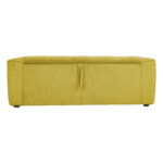 Diivanvoodi STELLA vedrumadratsiga 206x94xH70cm, kollane Diivanid
