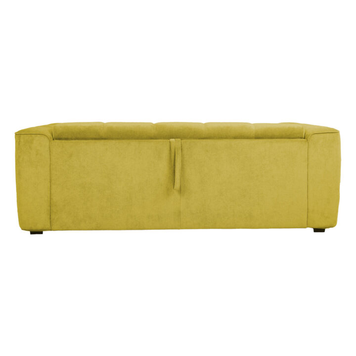 Diivanvoodi STELLA vedrumadratsiga 206x94xH70cm, kollane Diivanid