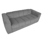 Diivanvoodi STELLA vedrumadratsiga 206x94xH70cm, hall Diivanid