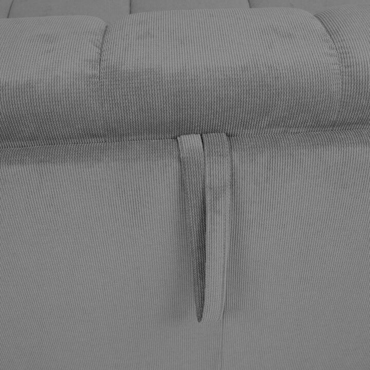 Diivanvoodi STELLA vedrumadratsiga 206x94xH70cm, hall Diivanid