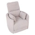 Tugitool STINA kiikuv ja pöörlev manuaalne recliner 83x88xH100cm, hall Elutoamööbel