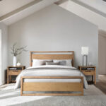 Voodi OZZO 160x200cm, hele puit Magamistuba H03-100 Voodid