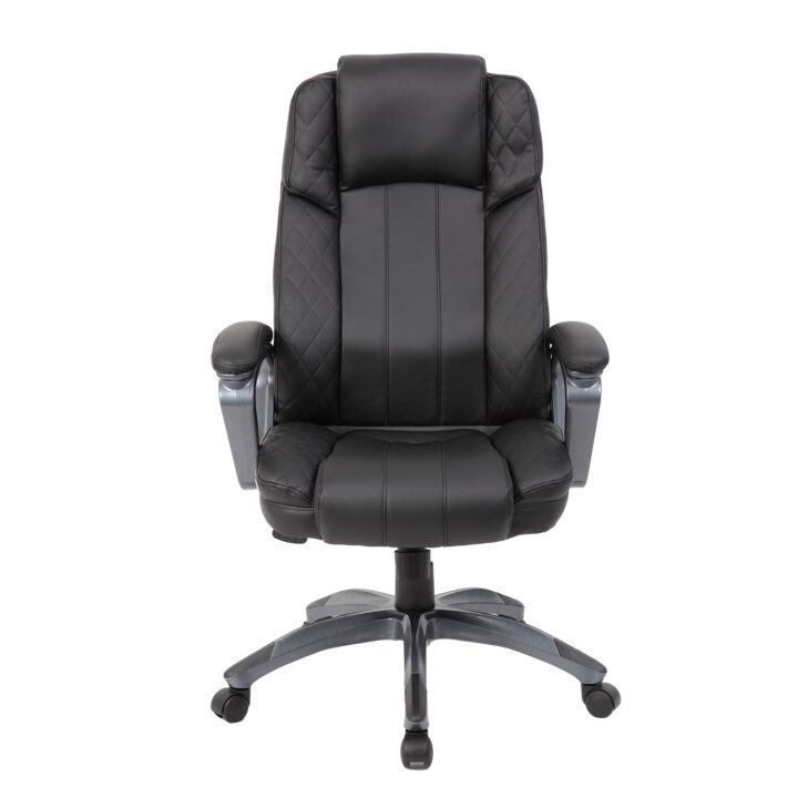 Töötool HOWARD, 66×75,5xH116-123,5cm, must, kunstnahk, plastik Arvutitoolid ja töötoolid Arvutitoolid ja töötoolid