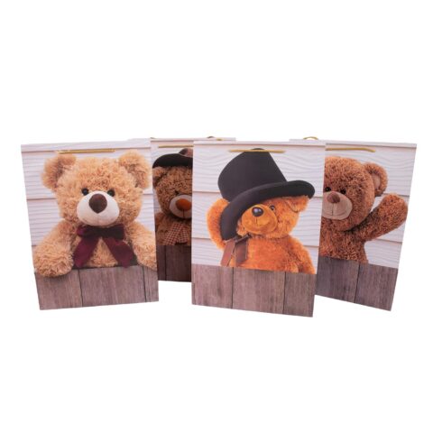 Kinkekott TEDDY, 31x42x12cm, mix Kinkekotid ja kinkekarbid H11-1300 Kinkekotid