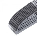 Plastikust riidepuud 42×0.5×21.5cm, hall, hõbedane Riidepuud ja kotid