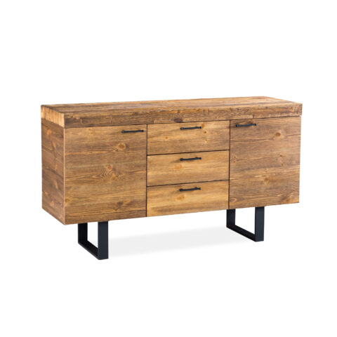 Kummut IRONBRIDGE 150×47,5xH84cm, mänd Elutoamööbel Kapid