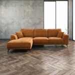 Nurgadiivan OLIVIA VN 295×170/104xH92cm, pruun Diivanid Diivanid