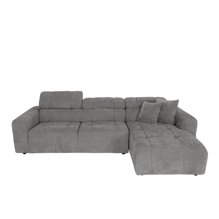 Nurgadiivan BELISMA PN 291×105/169xH74/92cm, beež Diivanid