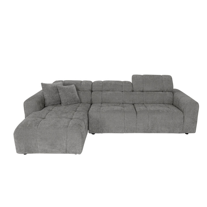 Nurgadiivan BELISMA VN 291×169/105xH74/92cm, beež Diivanid