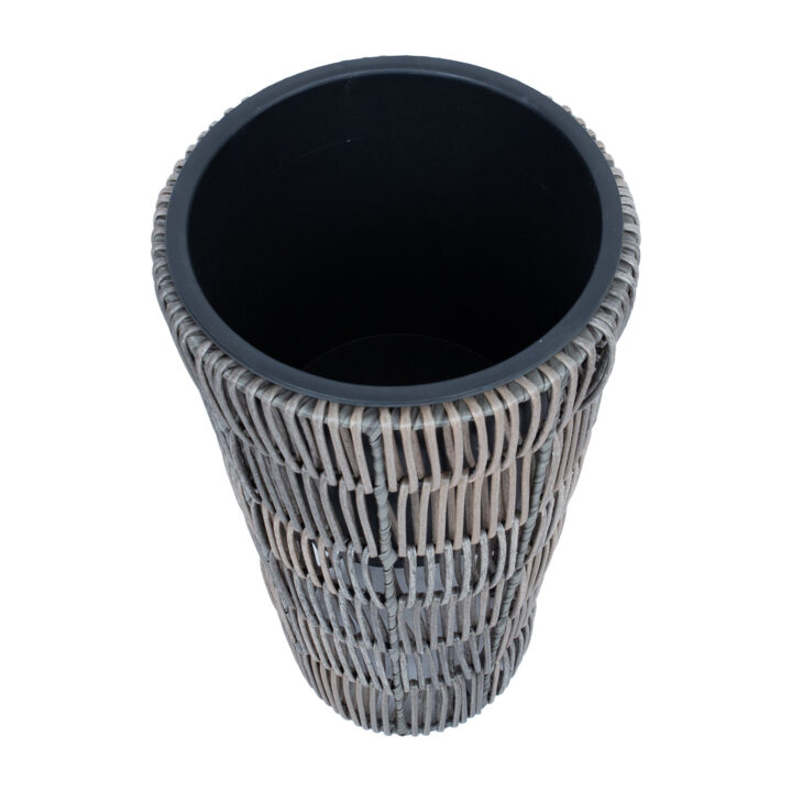 Lillepotiümbris WICKER D28xH50cm, hall Lillepotid ja rõdukastid