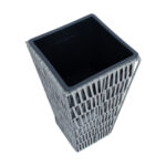 Lillepotiümbris WICKER 28x28xH50cm, hall Lillepotid ja rõdukastid