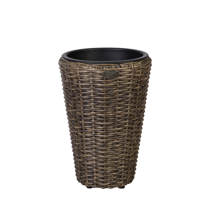 Lillepotiümbris WICKER D28xH40cm, tumepruun Lillepotid ja lillekastid Garden