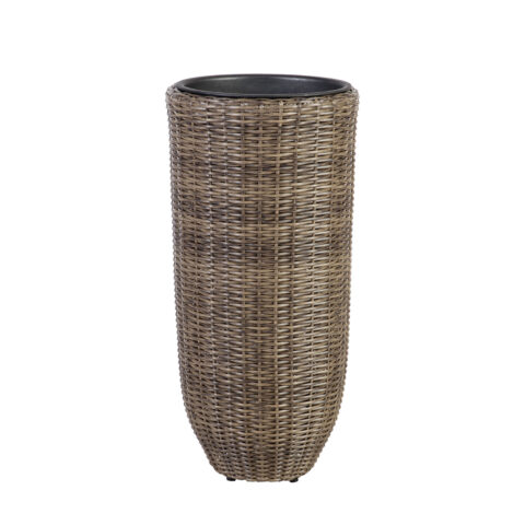 Lillepotiümbris WICKER D37xH77cm, tumepruun Lillepotid ja lillekastid Garden