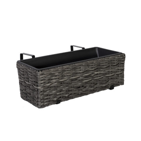 Rõdu lillekast WICKER 60x19xH18cm, hall Lillepotid ja rõdukastid Garden