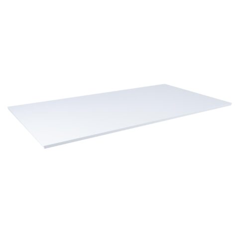 Lauaplaat ERGO 160x80cm, hallikasvalge, melamiinkattega puitlaastplaat Kontorimööbel ERGO