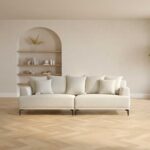 Diivan MAGNOLIA 4-kohaline 264x96xH76cm, helebeež Diivanid Diivanid