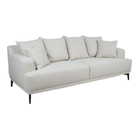 Diivan MAGNOLIA 3-kohaline 220x96xH76cm, helebeež Diivanid Diivanid