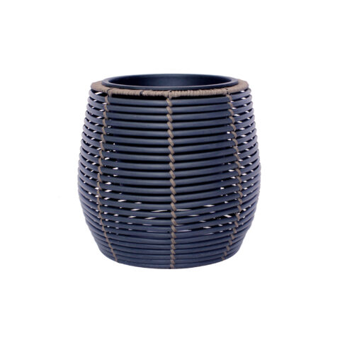Lillepott WICKER D28xH26cm, must/pruun Lillepotid ja lillekastid Garden
