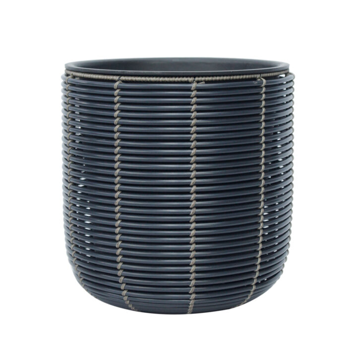 Lillepott WICKER D35xH36cm, must/pruun Lillepotid ja lillekastid G09-100 Lillepotid ja lillekastid